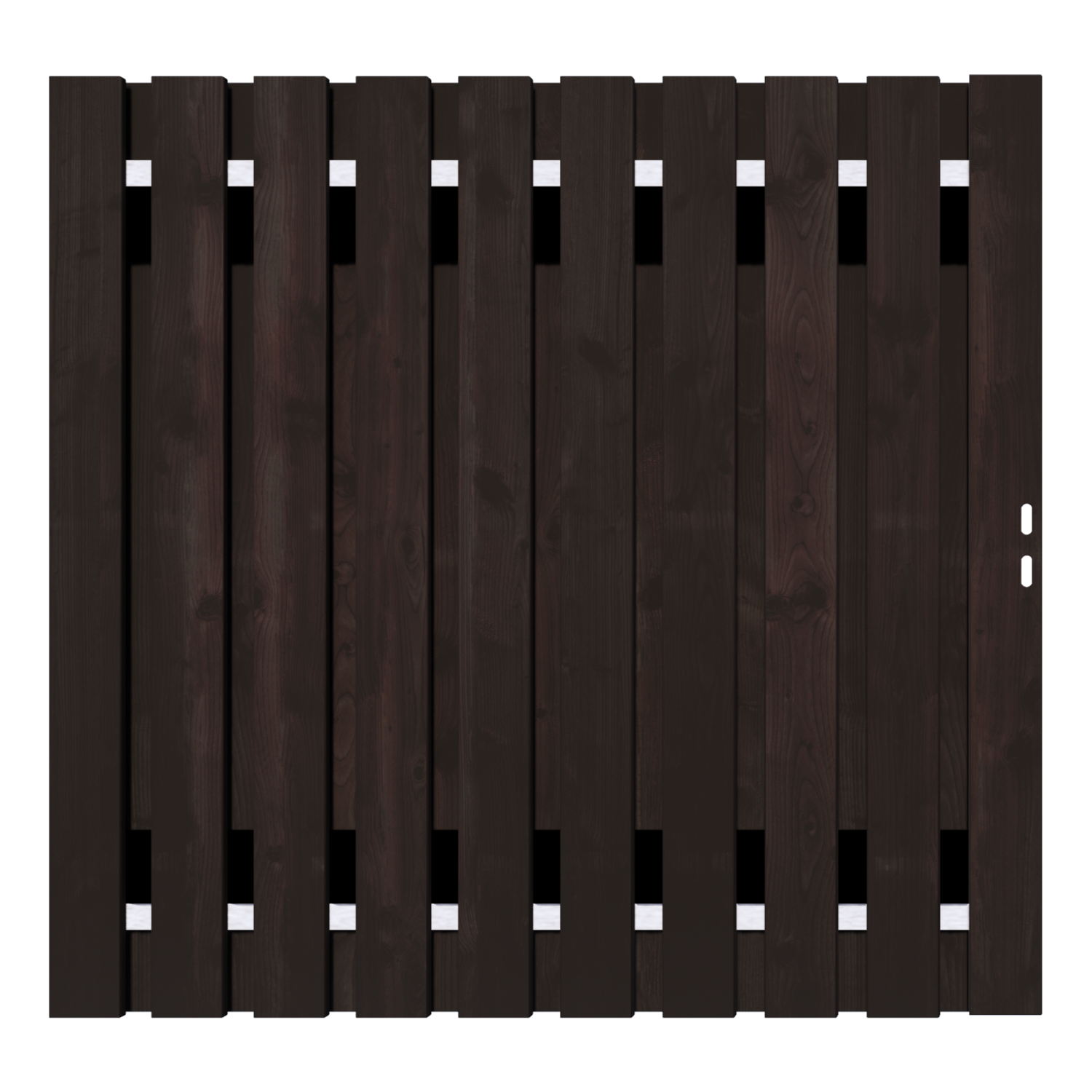 Zittende kat - Mega - 810 x 450mm - Zwart MDF - Houten kat voor aan de