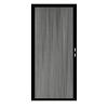 Composiet Premium Tuinpoort | 100x190cm | Natural | Cloudy Grey | Verticaal | Zwart stalen frame