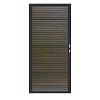 Composiet Premium Tuinpoort | 90x190cm | Rhombus | Walnut | Horizontaal | Antraciet stalen frame
