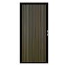 Composiet Premium Tuinpoort | 90x190cm | Rhombus | Walnut | Verticaal | Zwart stalen frame