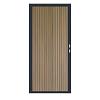 Composiet Premium Tuinpoort | 110x190cm | Rhombus | Tropical Brown | Verticaal | Antraciet stalen fr