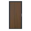 Composiet Premium Tuinpoort | 100x190cm | Rhombus | Savanna Brown | Verticaal | Antraciet stalen fra