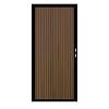 Composiet Premium Tuinpoort | 120x190cm | Rhombus | Savanna Brown | Verticaal | Zwart stalen frame