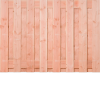 Tuinscherm Douglas Fijnbezaagd 140mm | Recht | t.b.v. Luxe hout-beton