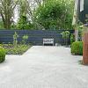 Zweeds Rabat - Douglas Zwart gespoten - Dubbelzijdig - Wand schutting