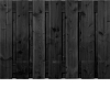 Zwart XL Douglas 15 planks 180x130 cm BxH
