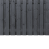 Zwart Grenen 19 planks 180x130 cm BxH