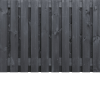 Zwart Grenen 21 planks 180x130 cm BxH