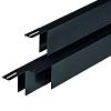 Combiwood Metalen Afdekkap | Zwart | 8 cm