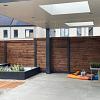 Tuinscherm Douglas Triple Rhombus | Bruin | 180x180 cm BxH