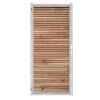 Douglas Tuinpoort | 90x190cm | Combiwood | Triple Rhombus Onbehandeld  | Horizontaal | Verzinkt stalen frame