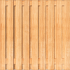 Tuinscherm Keruing 19 planks | Geschaafd | Verticaal | Recht