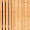 Tuinscherm Keruing 21 planks | Geschaafd | Verticaal | Recht