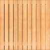 Tuinscherm Keruing 23 planks | Geschaafd | Verticaal | Recht