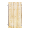Grenen Tuinpoort 100x180 cm | Stalen frame met slotkast | Verstelbaar | 16x140 mm