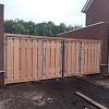 Slotset Dubbele poort | Stalen frame met slotkast | RVS