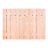 Douglas XL Dubbele Tuinpoort 350x195 cm | 2x Stalen frame 170cm + 180cm met slotkast