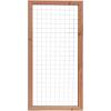 Douglas Gaas Trellis met Betonijzer | 90x180cm | Maas 7,5x7,5 cm