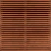 Tuinscherm Bangkirai Rhombus open | 51 planks | Geschaafd | Horizontaal