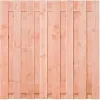 Tuinscherm Douglas 17 planks | Fijnbezaagd | Verticaal | Recht