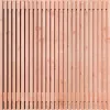 Tuinscherm Douglas Rhombus open | 51 planks 180x180 cm BxH | Geschaafd | Verticaal | Recht