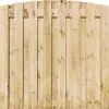 Tuinscherm Grenen 17 planks 180x180 cm BxH | Geschaafd | Verticaal | Toog