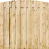 Tuinscherm Grenen 19 planks 180x180 cm BxH | Geschaafd | Verticaal | Toog