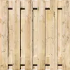 Tuinscherm Grenen XL 13 planks 180x180 cm BxH | Gezaagd | Verticaal | Recht