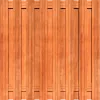 Tuinscherm Keruing 17 planks 180x180 cm BxH | Geschaafd | Verticaal | Recht