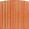 Tuinscherm Keruing 23 planks 180x180 cm BxH | Geschaafd | Verticaal | Toog