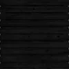 Tuinscherm Zwart Grenen 21 planks | Geschaafd | Horizontaal