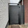 Composiet Premium Tuinscherm - Rhombus Solid Black - Horizontaal