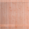 Tuinscherm Douglas Rhombus open | 51 planks | Geschaafd | Verticaal | Recht