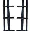 Shutter systeem 220cm | Set van 2 | Zwart