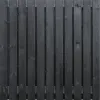 Tuinscherm Zwart Grenen 23 planks | Geschaafd | Verticaal | Recht