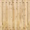 Tuinscherm Grenen 19 planks 220x90 cm BxH | Geschaafd | Verticaal | Recht