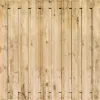 Tuinscherm Grenen 21 planks | Geschaafd | Verticaal | Recht