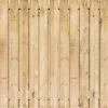 Tuinscherm Grenen 23 planks | Geschaafd | Verticaal | Recht