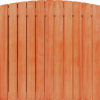 Tuinscherm Keruing 23 planks 180x180 cm BxH | Geschaafd | Verticaal | Toog