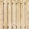 Tuinscherm Grenen XL 15 planks 180x180 cm BxH | Gezaagd | Verticaal | Recht