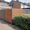 Tuinscherm Horizontaal Ayous Rhombus 37 planks 180x180 cm BxH | Geschaafd