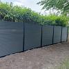 Composiet Premium Tuinscherm - Rhombus Solid Black - Horizontaal
