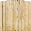 Tuinscherm Grenen 21 planks 180x150 cm BxH | Geschaafd | Verticaal | Toog