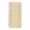 Vuren Rhombus Tuinpoort 90x195 cm | Stalen frame met slotkast | Verstelbaar | 18x45 mm