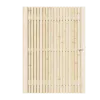 Vuren Rhombus Tuinpoort 130x195 cm | Stalen frame met slotkast | Verstelbaar | 18x70 mm