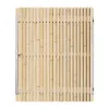 Vuren Rhombus Tuinpoort 150x195 cm | Stalen frame met slotkast | Verstelbaar | 18x70 mm