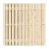 Vuren Rhombus Tuinpoort 180x195 cm | Stalen frame met slotkast | Verstelbaar | 18x70 mm