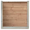 Tuinscherm Douglas Double Rhombus | Onbehandeld | 180x180 cm BxH
