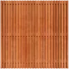 Tuinscherm Bangkirai Rhombus open | 51 planks 180x180 cm BxH | Geschaafd | Verticaal | Recht