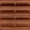 Tuinscherm Horizontaal Bangkirai Rhombus 51 planks 180x180 cm BxH | Geschaafd